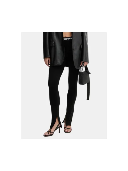 Pantaloni Karl Lagerfeld negru