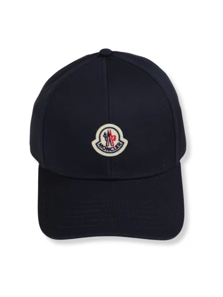 Czapka z daszkiem Moncler niebieska