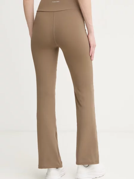 Calvin Klein Performance legginsy sportowe brązowe