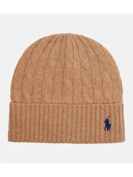 Căciulă Polo Ralph Lauren de lână bej