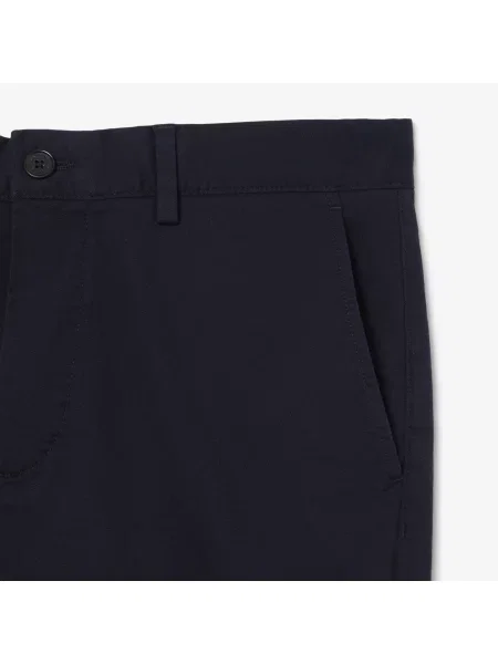 Lacoste Spodnie Chino O Regularnym Kroju niebieski