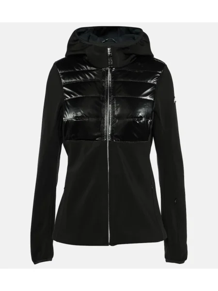 Jeździć na nartach kurtka narciarska Jet Set ocieplana czarna