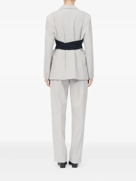 Дълго блейзър Mm6 Maison Margiela сиво