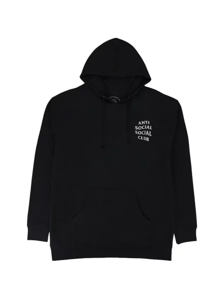 Hanorac cu glugă Anti Social Social Club negru