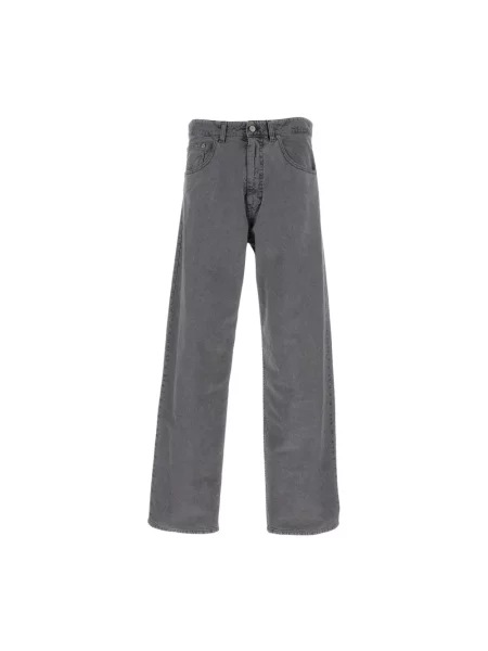 Szerokie jeansy Mm6 Maison Margiela szare