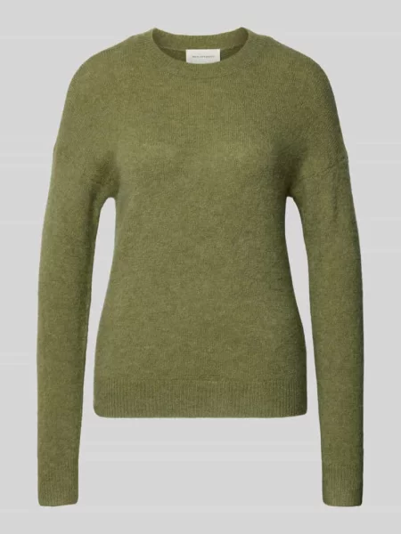 Sweter z dzianiny z okrągłym dekoltem model ‘Festina Hope’ Msch Copenhagen
