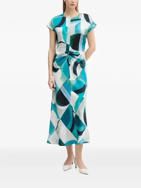 Rochie midi Joseph Ribkoff cu imagine cu imprimeu abstract albastru