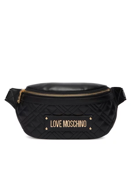 LOVE MOSCHINO Torbica oko struka﻿ crna