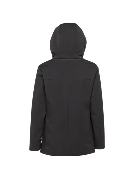 Palton Geox cu glugă negru