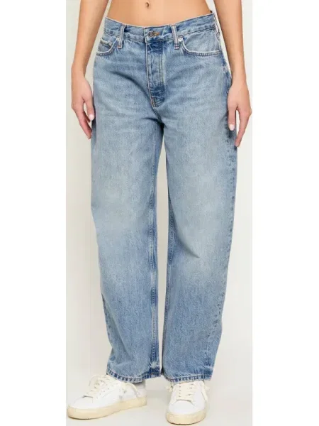 Anine Bing Blugi FRITZ | Straight fit albastru