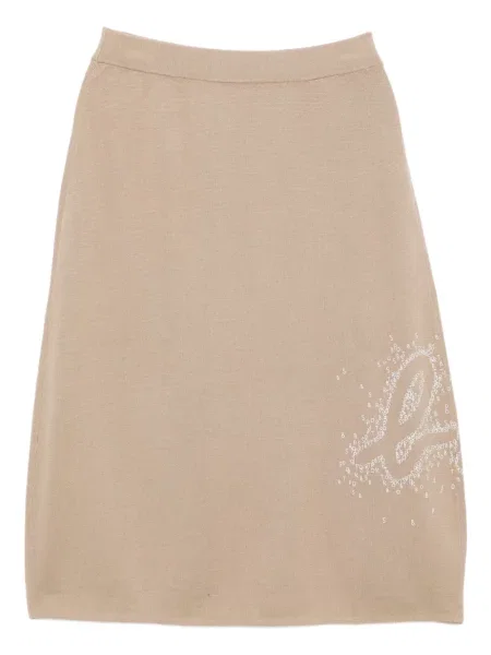 Spódnica Sport B. By Agnès B. z nadrukiem brązowa