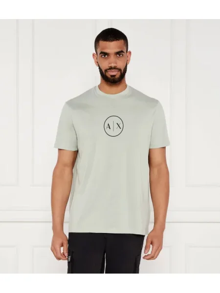 Armani Exchange Tricou | Regular Fit gri