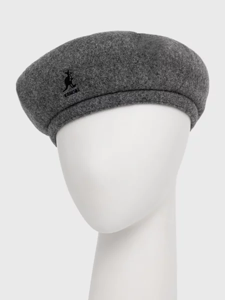 Шерстяная шапка Kangol серая