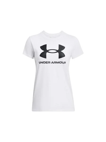 Tricou Under Armour cu autograf alb