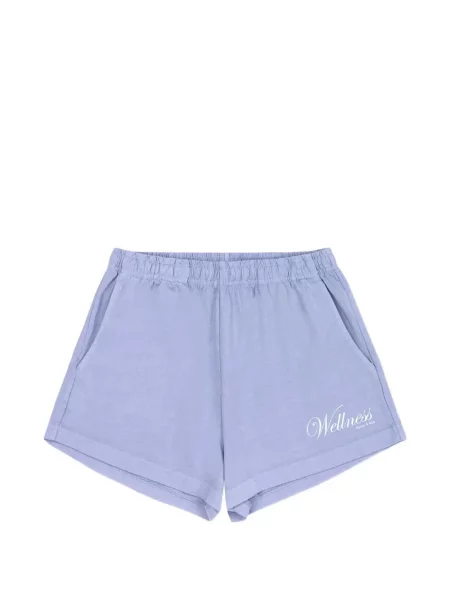 Pantaloni scurți Sporty & Rich cu imagine albastru