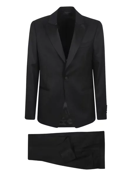 Costum Lardini de lână de costum negru