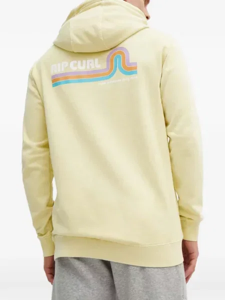Hanorac cu glugă Rip Curl cu imagine galben