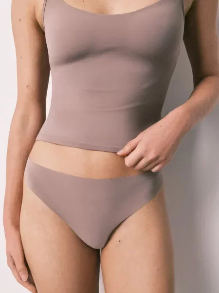 Women'secret tanga hnědé