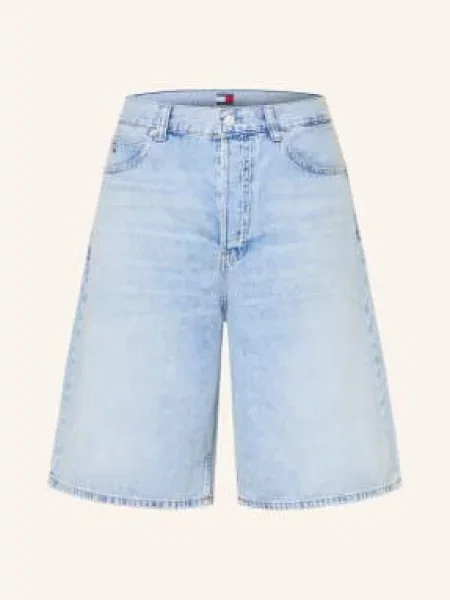 Tommy Jeans Szorty Dżinsowe Theo Baggy Short blau niebieskie