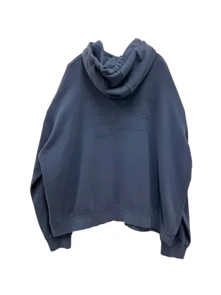 Hanorac cu glugă Maison Margiela albastru
