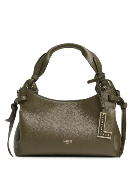 Geantă shopper Lancel din piele verde