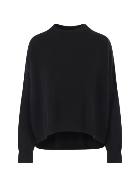 Hanorac crewneck Dusan cu decolteu rotund negru