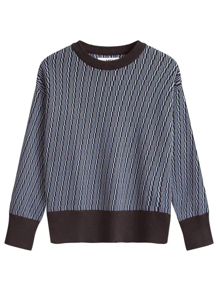 MELA Pulover Faiza / ciocolatiu albastru