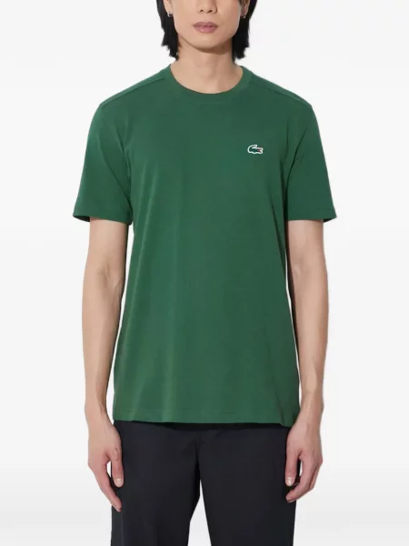 Tricou Lacoste cu autograf verde