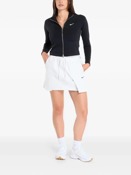 Tricou Nike cu cordon cu broderie alergare maro