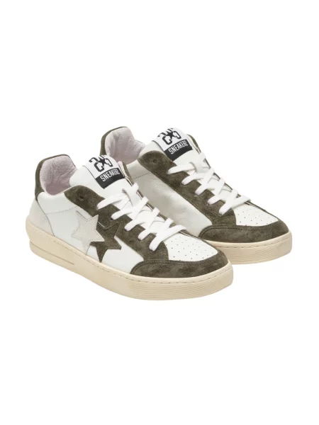 Sneakersy 2star skórzane białe