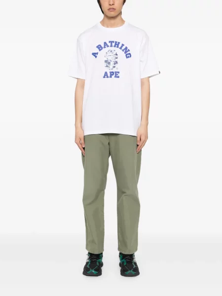 Tricou A Bathing Ape® cu imagine alb