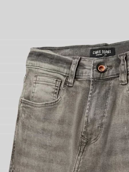 Jeansy o prostym kroju z naszywką z logo model Garwell' Cars Jeans