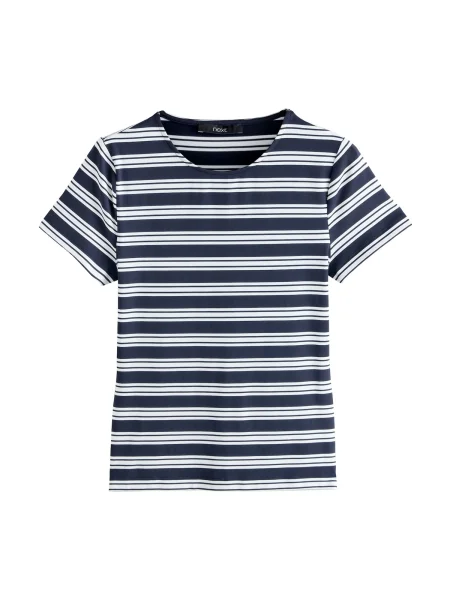 Next Tričko námořnická modř bílá
