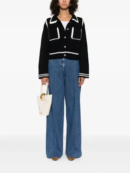 Cardigan Pinko de lână albastru