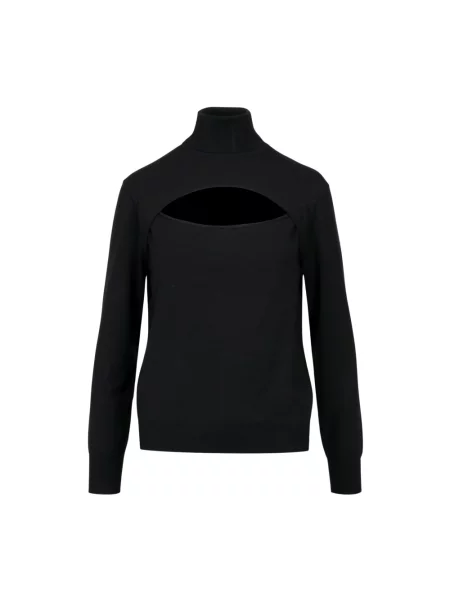 Sweter z golfem Kaos do golfa czarny