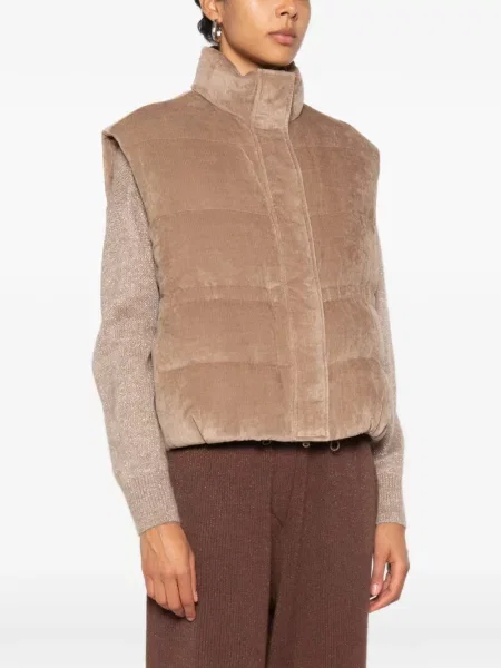 Vestă Brunello Cucinelli de catifea cord