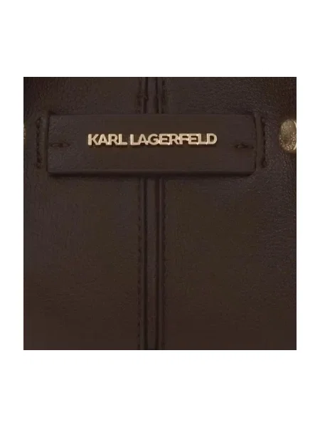 Karl Lagerfeld crossbody kabelka dámska K/PIERCED hnedá