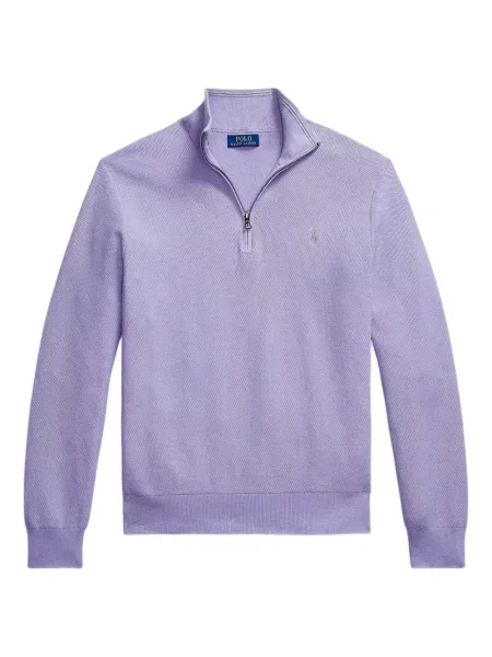 Prugasta majica Polo Ralph Lauren s printom s okruglim izrezom zelena