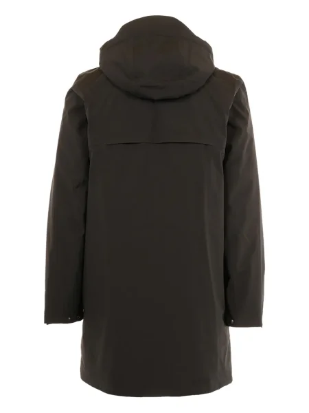 Palton K-way cu glugă negru