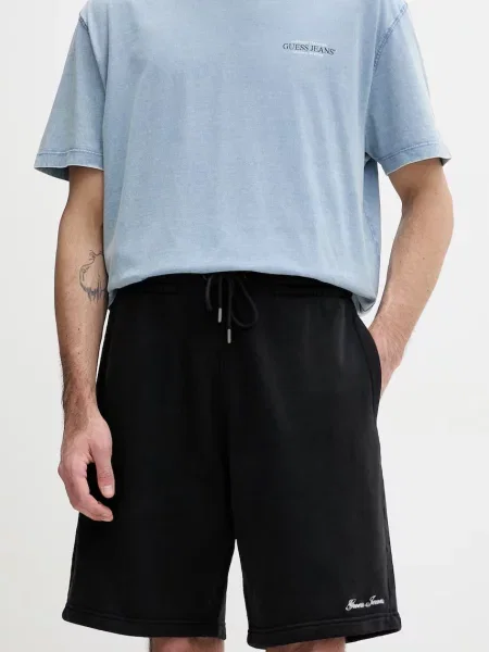 Guess Jeans trenirka kratke hlače črna