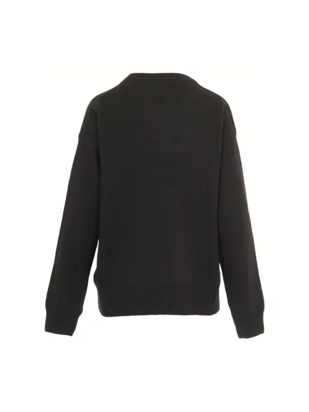 Dzianinowy sweter Mc2 Saint Barth czarny