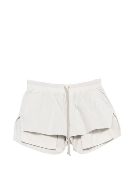 Pantaloni scurți Rick Owens Drkshdw cu cordon alb