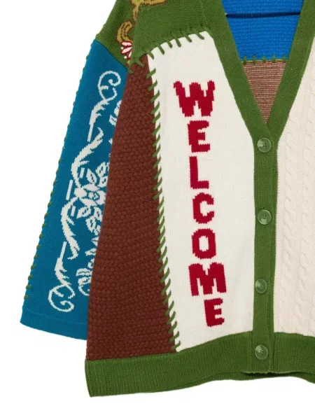 Cardigan Alemais tricotate maro