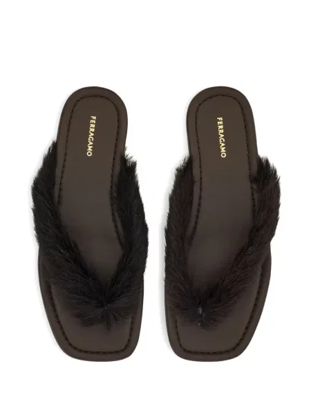 Chiloți tanga Ferragamo maro