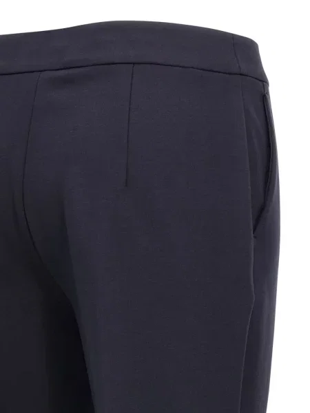 Pantaloni Max Mara plisate albastru