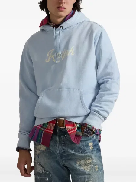 Ριγέ δερμάτινος κάλτσες Polo Ralph Lauren με κορδόνι μαύρο