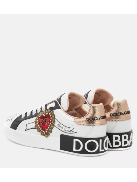 Sneakerși Dolce&gabbana din piele
