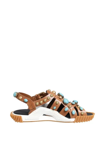 Sandale Dolce & Gabbana cu tepi maro