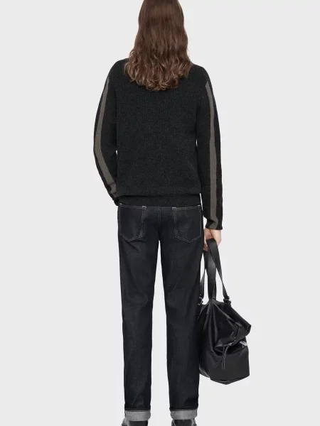 Шерстяной свитер Allsaints черный