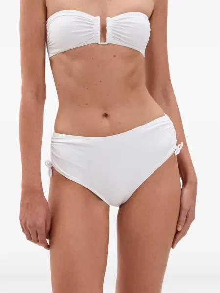 Bikini Eres cu volane alb